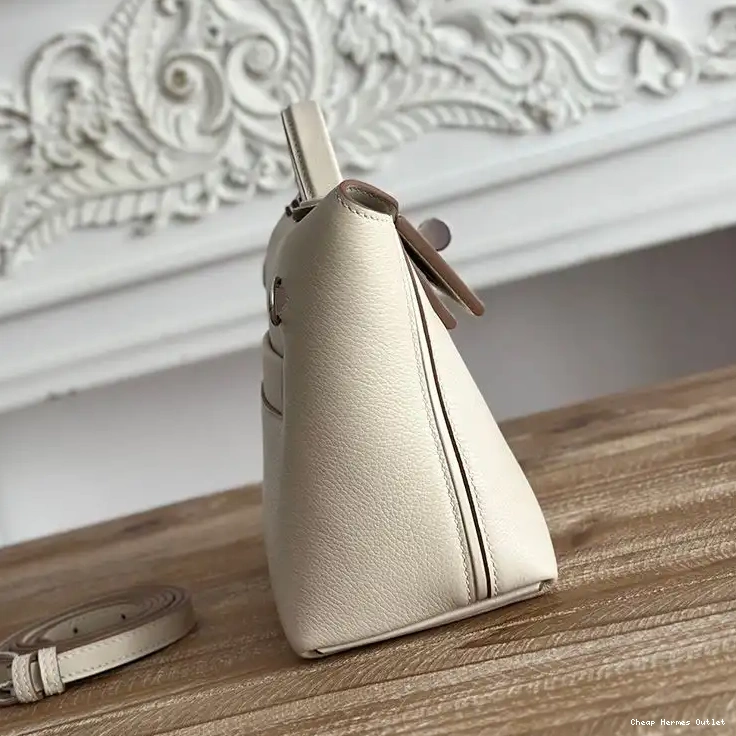 Affordable 24 Hardware In Palladium 24 Mini White Bag Evercolor Hermes Leather Swift 0507